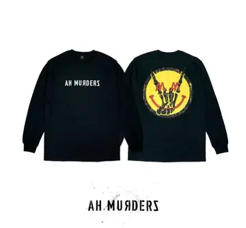 AH MURDERZ 아즈 긴팔 티셔츠 롱 슬리브 롱T M