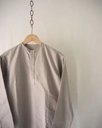 70s 러시아군 소련군 슬리핑 셔츠 베이지 후염색