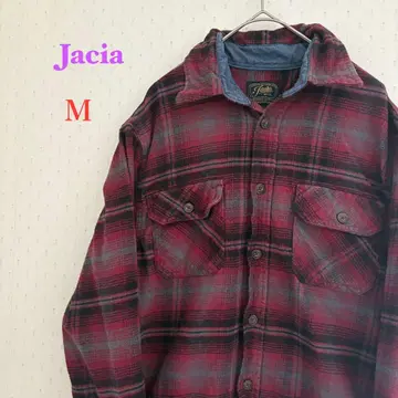 구제 캐주얼 Jacia 체크 무늬 플란넬 셔츠 M