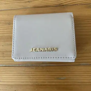 JEANASIS 화이트 3단 폴더형 지갑