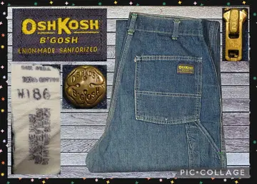 USA OSHKOSH 오슈코슈 70s 데님 페인터 팬츠