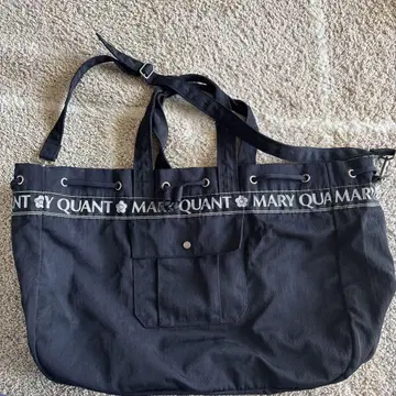 MARY QUANT 블랙 토트백