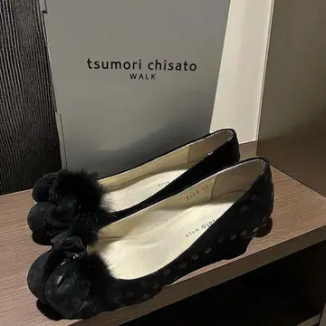 tsumori Chisato WALK 도트 무늬 펌프스 22.0cm