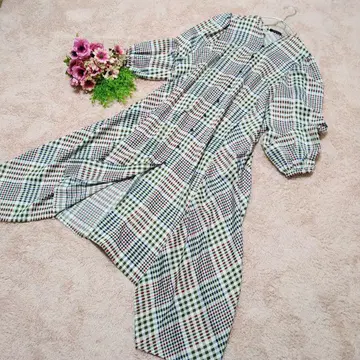 JEANASIS 지나시스 노카라 셔츠 원피스 A라인 변형