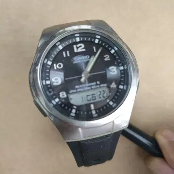 CASIO 전파 솔라 디지털 아날로그 콤비네이션 시계