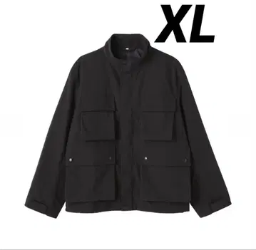 MUJI LABO 신사 나일론 워크 블루종 블랙 XL 25 가을/겨울