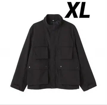 MUJI LABO 신사 나일론 워크 블루종 블랙 XL 25 가을/겨울
