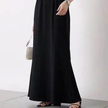 개럴개런트 저지 머메이드 스커트 블랙