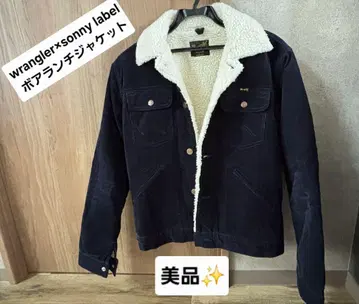 새상품급 wrangler+sonny label 보아 자켓 네이비