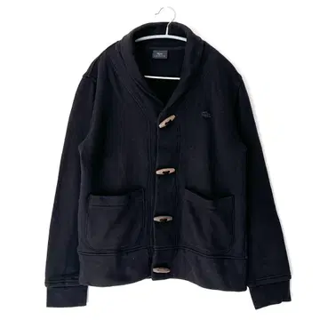 LACOSTE 라코스테 긴팔 더플 가디건 숄카라 3 블루종 블랙