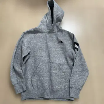 THE NORTH FACE 그레이 후드티 후드 부착 속기모