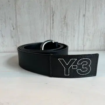 Y-3 가죽 벨트 블랙
