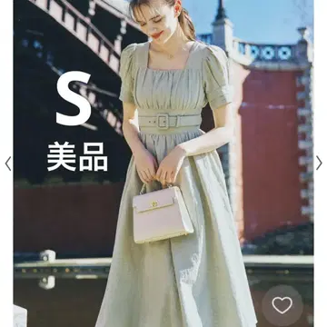노엘라 자카드 스퀘어 원피스 S 사이즈 새상품급
