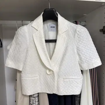 MOSCHINO CHEAPANDCHIC 테일러드 자켓 화이트