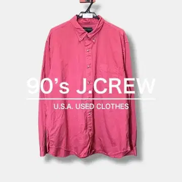 90s USA 구제 의류 고품질 J.CREW 택 BD 셔츠 ME9-052