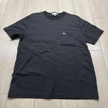 LACOSTE 블랙 T셔츠 US M