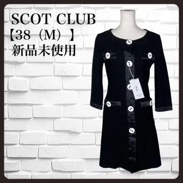 세일 중 [ 미사용 새상품 ] 스콧 클럽 미니 원피스 M 블랙 빅 버튼