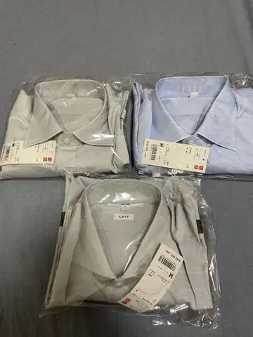 UNIQLO M 사이즈 비즈니스 셔츠 3개 세트