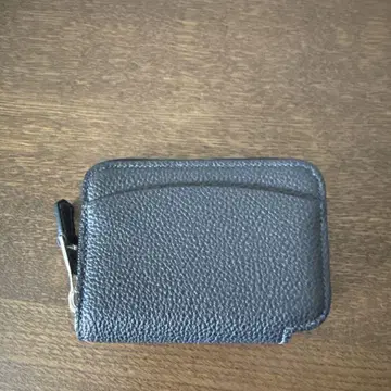 블랙 가죽 코인 케이스