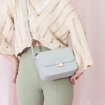 dazzlin 스무스 메탈 숄더백