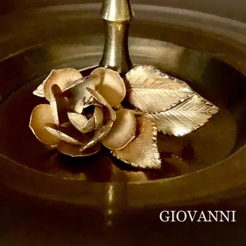G316 GIOVANNI 빈티지 브로치 rose