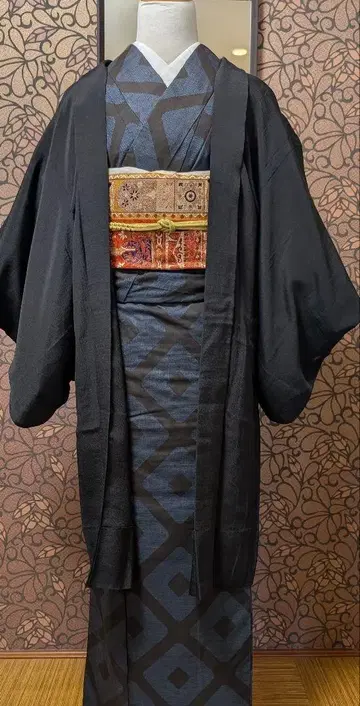 긴 겉옷 단벌 무늬 하나