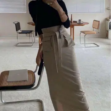 dich henderson POCKET JOGGING MAXI SKIRT