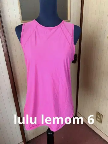 핑크 백 오픈 탱크탑
