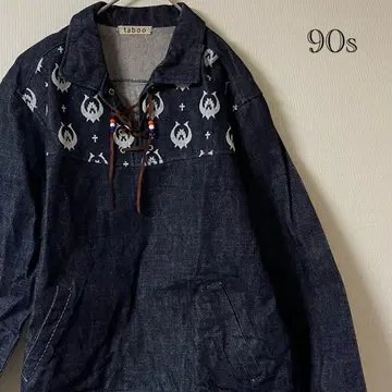90s taboo/데님 풀오버/인디고