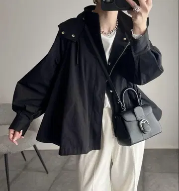 엠마 테일러 3way 마운틴 후드티 블랙