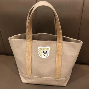 러브리 바이 페이러 와펜 토트백 올드 테디 베이지 소