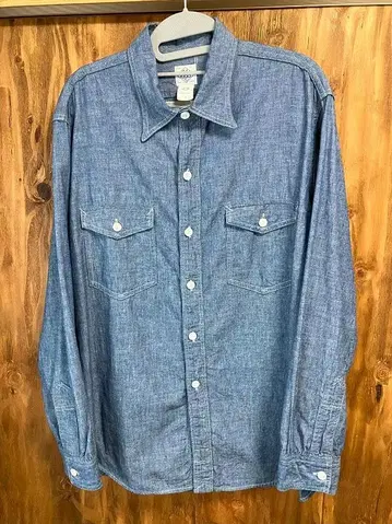 포스트 오버올즈 THE NAVY CUT 2 size:M 샴브레이