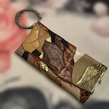 COUTURE DESIGN 패치워크 클러치백