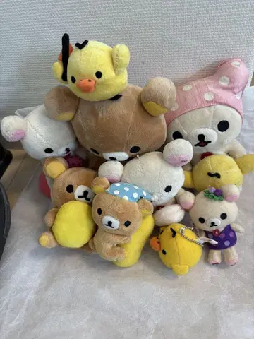 리락쿠마 봉제 인형 7체 세트
