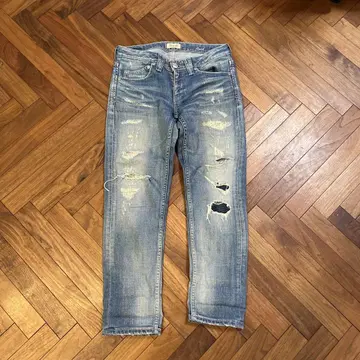 YANUK 데미지 데님 슬림 핏 22