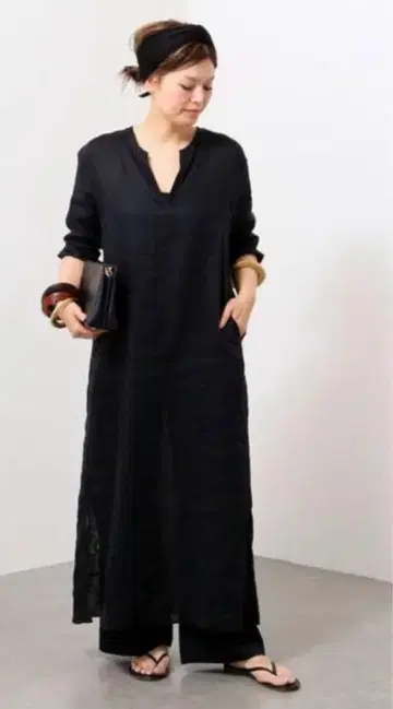 Deuxieme Classe *LINEN long 원피스