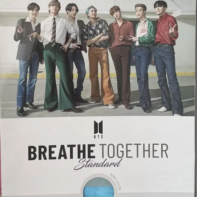 방탄소년단 BTS Breathe Together 마스크 10매