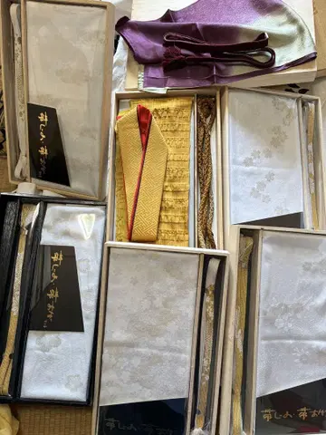 오비 장식 천, 허리띠 세트 7 새상품급