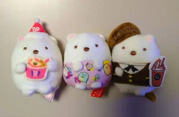 스미코구라시 시로쿠마 콜라보 테노리 봉제 인형 세트