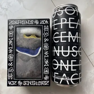 ZOA 봉제 인형 키링 약 15cm 와 하이볼 세트
