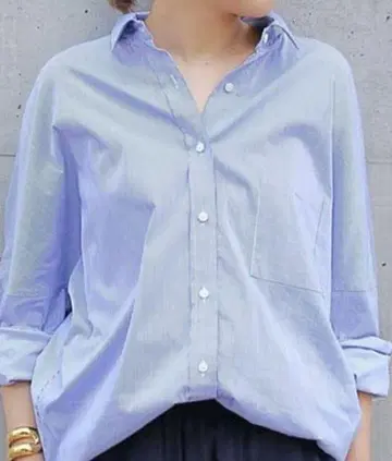두지엠 클라세 드롭 숄더 스트라이프 셔츠