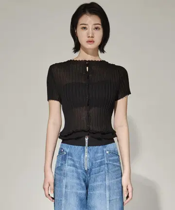 AKANE UTSUNOMIYA 반팔 가디건