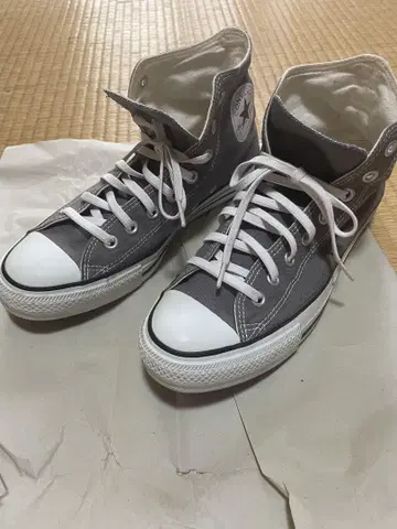 컨버스 올스타 하이컷 그레이