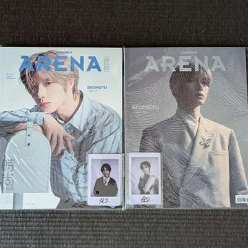 TXT  ARENA HOMME 잡지 A B ver. 폴라로이드 포함