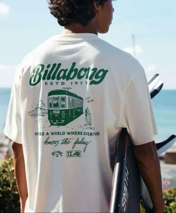 BILLABONG 에노덴 콜라보T셔츠 L사이즈