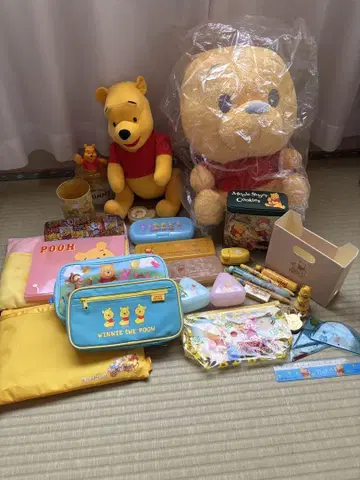 푸우 문구 봉제 인형 등