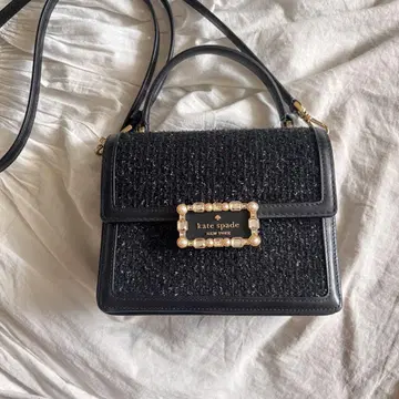 [ 컨디션 최상 ] kate spade 리건 트위드 2way 탑 핸들 백