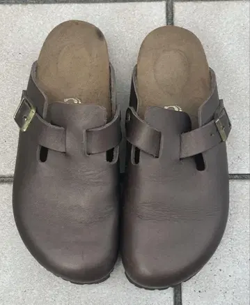 비리켄슈톡 샌들 보스턴 가죽