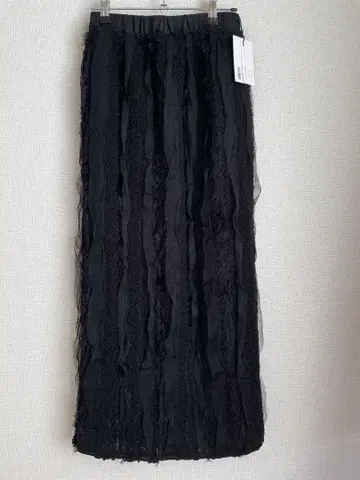 WILLFULLY 블랙 튤 롱 스커트 미사용 새상품