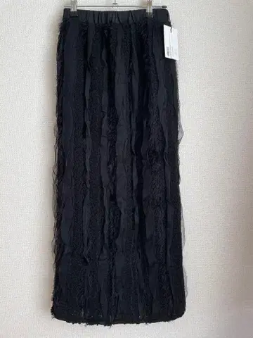 WILLFULLY 블랙 튤 롱 스커트 미사용 새상품